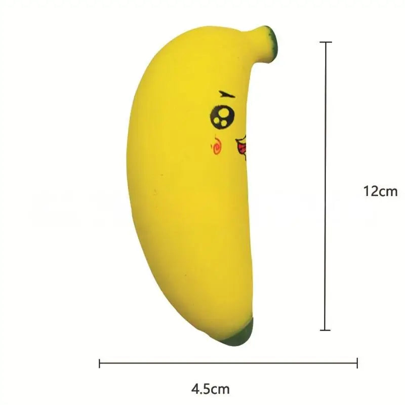 Fruits Squishy Toys Stress Relief Anti-Anxiety Stretchy Slow Rebound Banana Corn Eggplant Carrot Banana Watermelon Squeeze Toys