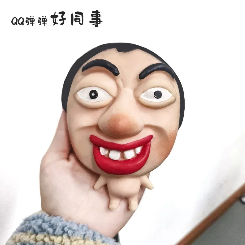 Weird Gadgets for Stress Relief Decompression Toys Pinch Music Masks Puppet Fidget Toys Quick Bounce Squeeze Sensory Toys Fun