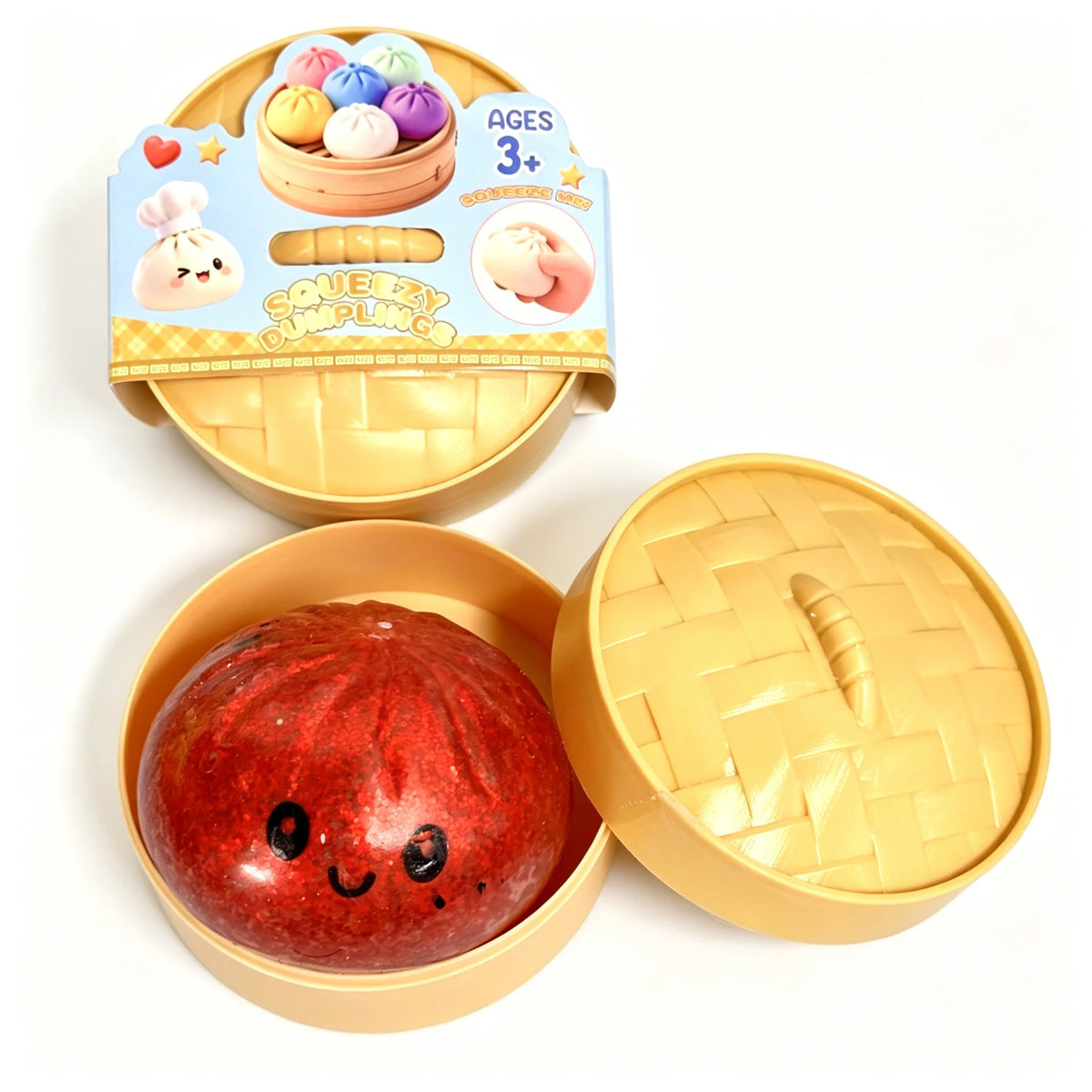 Dumpling Squishy Mysteries Dumplings Stress Relief Fidget Toys Home Office Desk Accessories Party Gift Mystery Dumpling Squishy